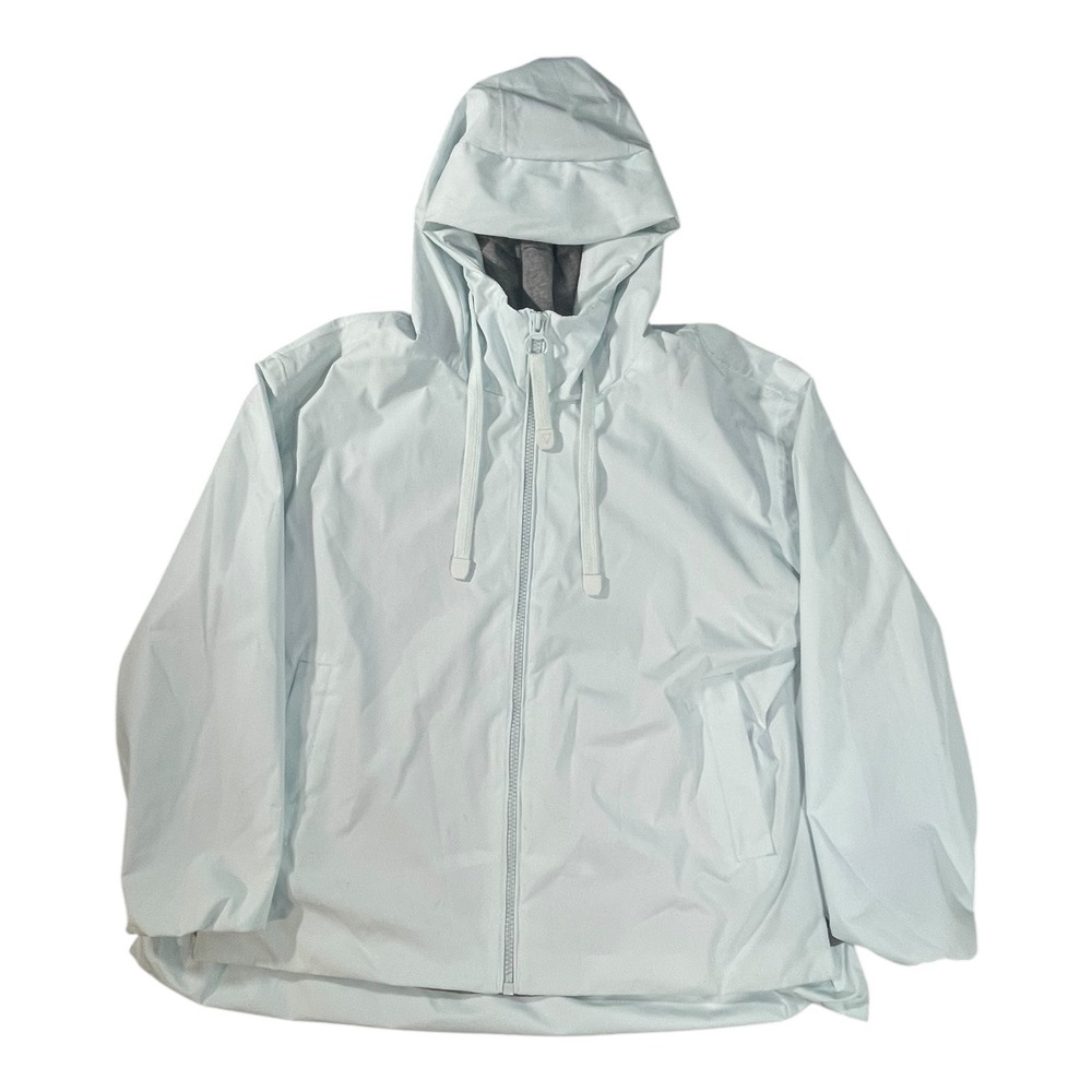 LIV OUTDOOR LIFE INTEGRITY EARTH Light Blue Hooded Zip Up Lined Jacket Size XL